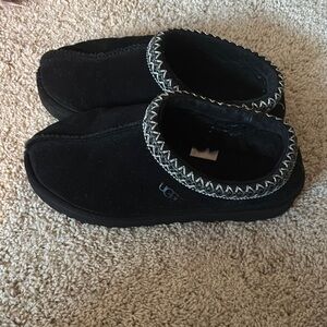 UGG Black Suede Slippers
